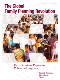 The Global Family Planning Revolution - World Bank