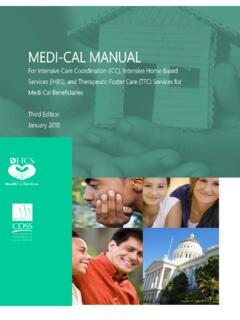 Medi-Cal Manual Third Edition ADA - California