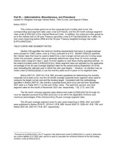 Part III --- Administrative, Miscellaneous, and Procedural ...