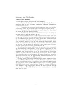 Incidence and Distribution - Econometrics Laboratory, UC ...