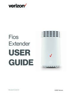 Fios Extender 3.1 User Manual - Verizon