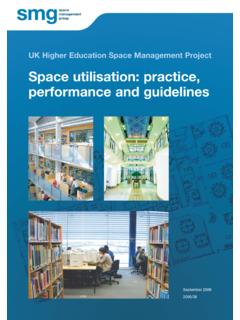 Space utilisation: practice, performance and …