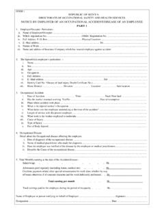 DOSH 1 - Accident Notification form 2010