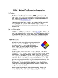 NFPA - National Fire Protection Association