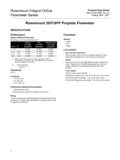 Rosemount 3051SFP Proplate Flowmeter - FMTECH