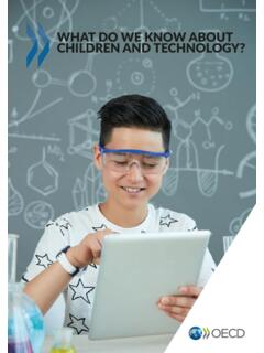 WHAT DO WE KNOW ABOUT CHILDREN AND TECHNOLOGY? …
