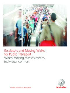 Escalators and Moving Walks for Public Transportation Brochure