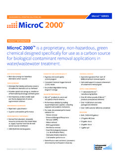 PRODUCT INFORMATION MicroC 2000 is a …