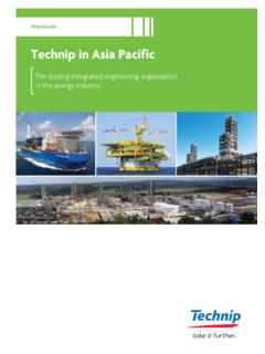 Technip in Asia Pacific