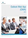 Outlook Web App (OWA) - Crosslinx Transit Solutions