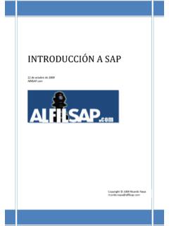 INTRODUCCI&#211;N A SAP - alfilsap.com