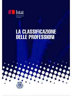 LA CLASSIFICAZIONE DELLE PROFESSIONI - Istat.it