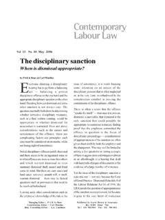Contemporary Labour Law - workplace.co.za
