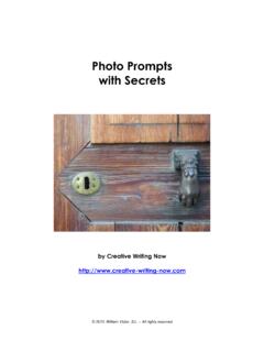 Photo Prompts with Secrets - Creative writing
