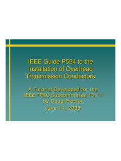 IEEE Guide P524 to the Installation of Overhead ...