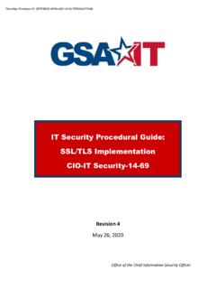 IT Security Procedural Guide: SSL/TLS Implementation CIO ...