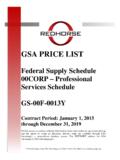 GSA PRICE LIST - GSA Advantage