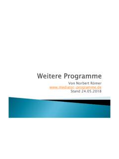 Von Norbert R&#246;mer www.mediator-programme.de …