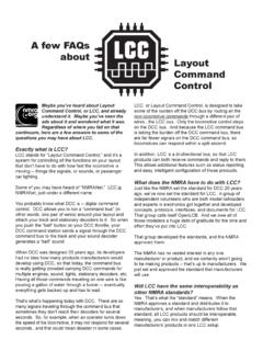 A few FAQs about Layout Command Control