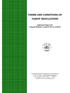 TERMS AND CONDITIONS OF TARIFF REGULATIONS