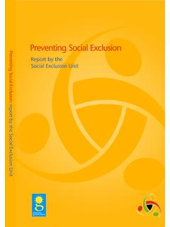 Preventing Social Exclusion - University of Bristol