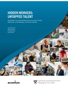 Hidden Workers: Untapped Talent