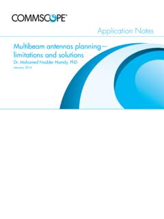 Multi Beam Antennas Planning- Limitations &amp; …