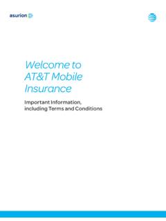 Welcome to AT&amp;T Mobile Insurance