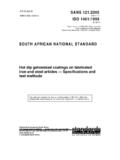 SOUTH AFRICAN NATIONAL STANDARD - Skylight