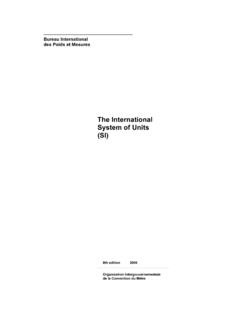 The International System of Units (SI) - BIPM