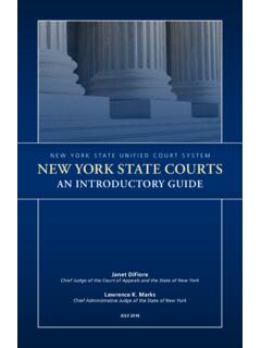 NEW YORK STATE UNIFIED COURT SYSTEM NEW YORK …