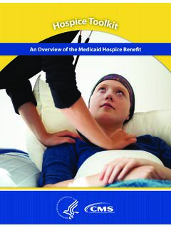 Hospice Toolkit: An Overview of the Medicaid Hospice Benefit