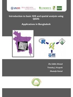 Introduction to basic GIS and spatial analysis using QGIS ...