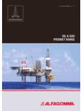 OIL &amp; GAS PRODUCT RANGE - Corporate site
