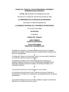 CODIGO DEL TRABAJO Ley 185 reformas, adiciones e ...