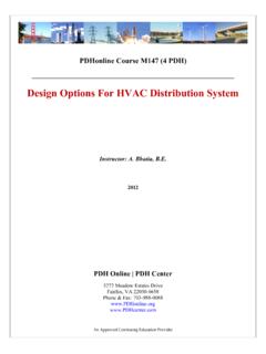 Design Options For HVAC Distribution System