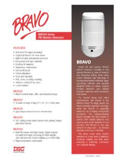 DSC Bravo Spec Rev2 - Sensorsoft