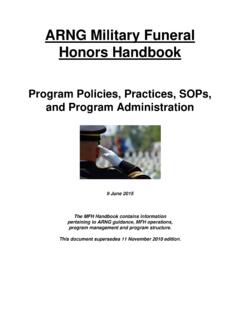 ARNG Military Funeral Honors Handbook
