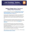 Getting Things Done: The Art of Stress-Free …