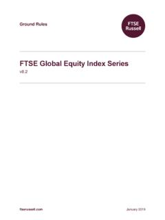 FTSE Global Equity Index Series