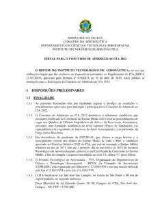 MINIST&#201;RIO DA DEFESA INSTITUTO TECNOL&#211;GICO DE …