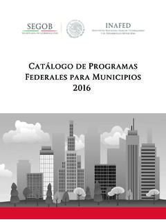 Catalogo de Programas Federales 2016 Final okok 3 …