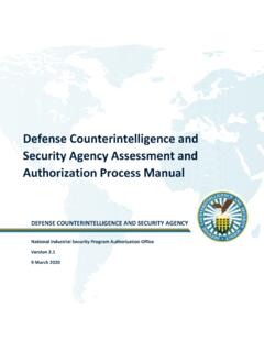 Defense Counterintelligence and Security Agency Assessment ...