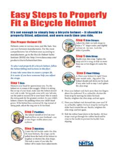 Easy Steps to Properly Fit a Bicycle Helmet