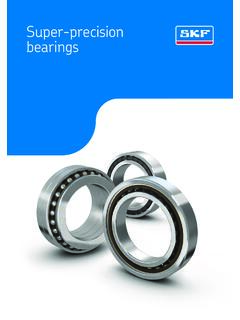 Super-precision bearings - SKF