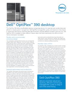Dell OptiPlex 390 desktop