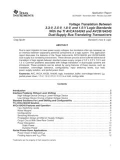 Voltage Translation Between 3.3-V, 2.5-V, 1.8-V, …