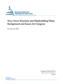 Navy Force Structure and Shipbuilding Plans: Background ...