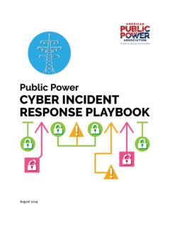 Public Power Cyber Incident Response Playbook