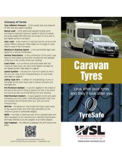 Service Description Caravan Tyres